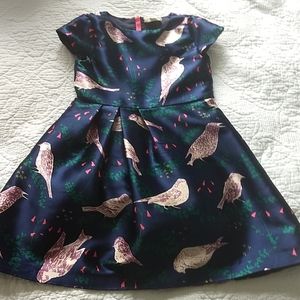 🚫SOLD🚫Crewcuts Girls Satin dress, 4T, Navy+Pink